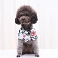 thumbnail image 5 of URMAGIC Summer Small Pet Puppy Chiffon Pineapple Tree Beach Shirt Medium Dog Hawaii Blouse Outfit Clothes, 5 of 9