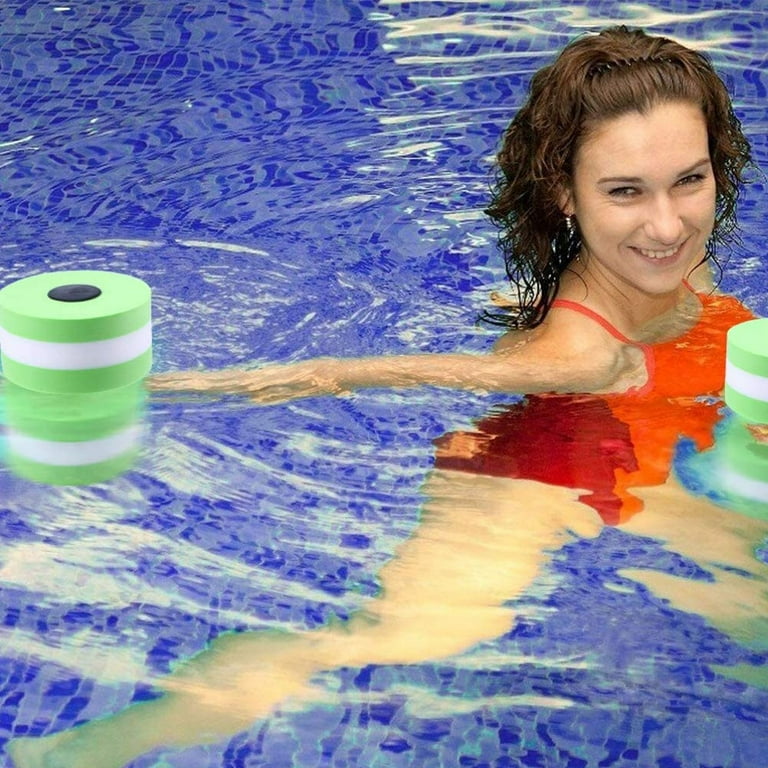 Aqua Dumbbell Foam Resistance Fitness Equipment Water Aerobics Swimming Pool Resistance Workout Gear