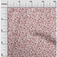thumbnail image 2 of oneOone Tissu Polyester Spandex Rouge Matériel de Robe Florale Tissu Imprimé Tissu au Mètre 56 Pouces de Large, 2 of 4