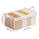 thumbnail image 3 of PVC Transparent Household Storage Bags With Lids And Handles - Foldable And Stackable And Reusable, 3 of 8