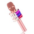 thumbnail image 1 of Micrófono de karaoke BONAOK Bluetooth inalámbrico con LED 868 Rose, 1 of 8