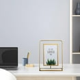 thumbnail image 2 of yuksok Floating Picture gold vertical gold vertical, 2 of 8