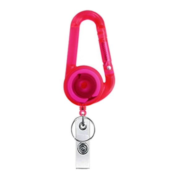 Lvero Clip , Flexible Durable Lock Hook Key Fob Holder para Hombres Mujeres , Rosado 9cmx4.2cm CUTICAT Clip de llavero con mosquetón