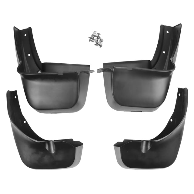 Unique Bargains Front & Rear Side Automotive Mud Guards Splash Compatible for Infiniti JX35 2013-2013