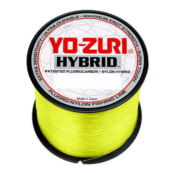 Yo-Zuri Hybrid Fluorocarbon Hi-Vis Yellow Line- 600yd - 20lb Test