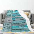thumbnail image 2 of LHSHID Daughter in Law Gifts from Mother in Law Father in Law Throw Blanket Flannel Blankets Future Daughter in Law Gifts for Birthday Christmas Wedding Anniversary Appreciation Gift 60x80in, 2 of 6