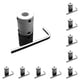 thumbnail image 3 of Scienceny Flexible Coupling Aluminum Wear-Resistant High-Strength Motor Coupler Connector Hand Parts Easy-Installation Shaft Flexible Car 10piezas, 3 of 3