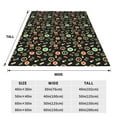 thumbnail image 3 of Pofeuu Vector Retro Music Print Ultra-Soft Micro Fleece Blanket,for Bed Or Sofa,All Season Throw Blankets Flannel Blanket-80"x60", 3 of 7
