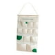 thumbnail image 2 of Bolsillos de almacenamiento para colgar sobre la puerta, lona multifuncional para colgar en la pared o en la puerta. 12 bolsillos verde, 2 of 9