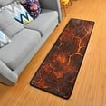 thumbnail image 2 of Coolnut Lava Textures Area Rug - 2' x 6' Washable Runner Rugs with Rubber Backing - Non Skid Floor Carpet for Indoor Living Room Hallway Kitchen Home Decor Gifts, 2 of 7