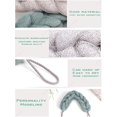 thumbnail image 3 of Lishi 2-Piece Long Stretch Back Sponge with Rope Handles for Exfoliating Body Scrub, 3 of 5