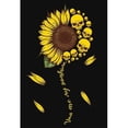 thumbnail image 1 of Taladro de pintura de diamante (DB6615) 5D DIY Calavera Cabeza Girasol Diamante de imitación redondo completo 45x60cm FLhrweasw Nuevo, 1 of 1