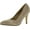 Champagne, variant on BONNIBEL KENDRA-1 Women's Slip On Almond Toe Glitter Stiletto Dress Pumps, Champagne, 6