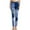 Blue-03, variant on REALiKUN Color Block Patchwork Denim Jeans for Women High Waisted Slim Fit Stretch Comfortable Casual Trendy Street Style