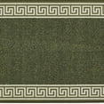 thumbnail image 2 of Rugs For Living Room With Large Heavy Duty, Non-Slip And Washable, Geometric Kitchen And Bedroom Decor Anti-slip Rug | Non-Shed Low Pile Hallway Accessories - Green Cream, 2 of 8