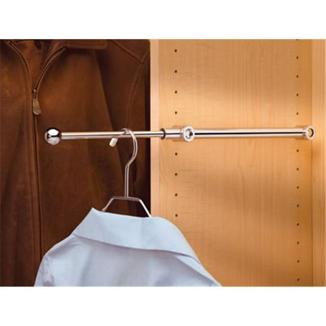 Rev A Rscvr.14.Cr Etagère 13-.88 Po - 21-.88 Po. L Tige de Valet Rev-A-Shelf avec Designer - Chrome