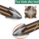 thumbnail image 3 of Brocas de hormigón de albañilería para vidrio, azulejo de cerámica, ladrillo, plástico, madera, albañil, abridor de agujeros de pared de aleación dura, vástago hexagonal de 3mm a 12mm, 3 of 5