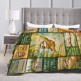 thumbnail image 6 of Sloth Floral Blanket Green Plants Flowers Gifts for Women Kids Girls Mom Wife Men Boys Birthday Christmas Halloween Easter Home Bedroom Bed Sofa Decor Plush Throw 80x60, 6 of 6