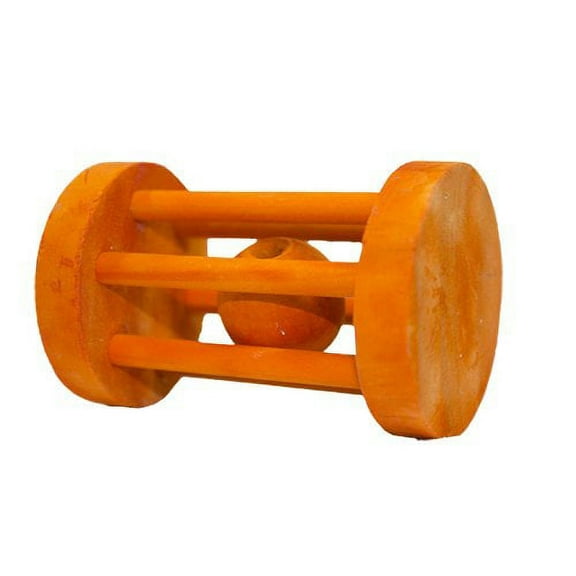 Exotic Nutrition Barrel Roller Toy (2 Pack) - Small Animal Toy & Cage Accessory - Hedgehogs, Guinea Pigs, Rabbits, Prairie Do