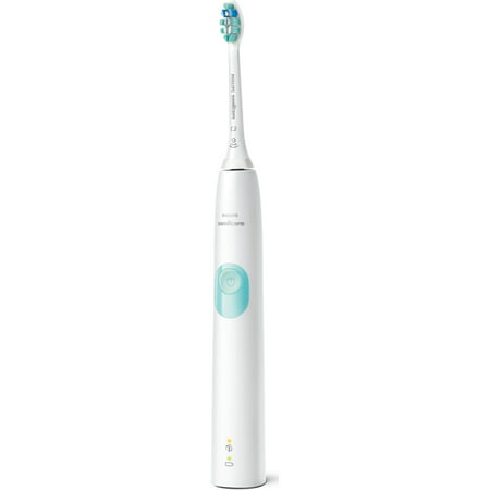 Philips Sonicare ($8 Rebate Available) ProtectiveClean 4100 Plaque Control, Rechargeable electric toothbrush with pressure sensor, White Mint