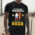 thumbnail image 2 of Wyzesi Patterned T Shirts for Men Male Christmas In July Graphic Plus Size T Shirt Print Solid Color Crew Neck Short Sleeve Top Men T Shirts Short Sleeve Button Down, 2 of 5