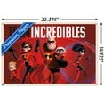 thumbnail image 3 of Disney Pixar The Incredibles 2 - Family Wall Poster with Push Pins, 14.725" x 22.375", 3 of 3