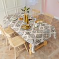 thumbnail image 6 of Boho Bohemia Flower Rectangle Tablecloth 60"x120",Waterproof Polyester Rectangle Table Cloth, Wipeable Spillproof Polyester Tablecloth for Dining, Camping, Indoor and Outdoor, 6 of 6