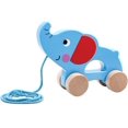 thumbnail image 1 of TOOKYLAND Wooden Pull Along Animal - Pull Toy for Toddlers, Ages 18m+, 1 of 9