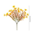 thumbnail image 2 of Fall Artificial Orange Flower Bouquet, Plastic Autumn Blooms for Thanksgiving, Halloween & Home Decor, 2 of 5