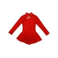 thumbnail image 3 of iEFiEL Kids Girls Tulle Figure Ice Roller Skating Ballet Dance Leotard Dress, 3 of 7