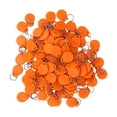 thumbnail image 1 of Door Lock Key Fobs, Read Only Access Control Tag High Sensitivity 100 Pcs Fast Reading Speed Drop Proof  for Attendance Yellow,Orange, 1 of 7