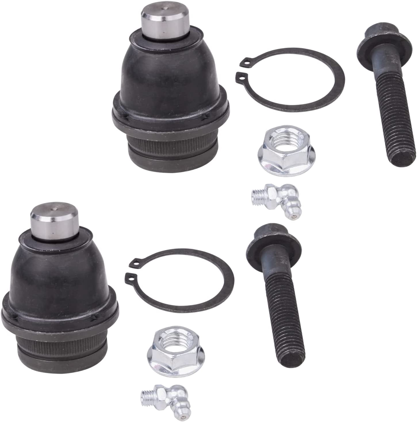 Detroit Axle - Front Lower Ball Joints Sway Bars Tie Rods Replacement for 2009-2012 Dodge Caliber- [2007-2017 Jeep Compass] -2007-2017 Jeep Patriot