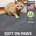 thumbnail image 5 of Drymate Jumbo Cat Litter Trapping Mat, (Ridged Design), Traps Litter & Mess from Box, Soft on Kitty Paws -Absorbent/Waterproof/Urine-Proof- Machine Washable, Durable (36" x 47"), 5 of 9