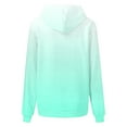thumbnail image 2 of Womens Hoodies Plus Size Fashion Gradient Printed Hooded Sweatshirts Fall Winter Long Sleeved Pullover Tops Casual Loose Hoody Jacket Outwears with Pocket, 2 of 4
