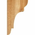 thumbnail image 3 of 6"W x 6"D x 10"H New Brighton Rough Sawn Corbel, Western Red Cedar, 3 of 9