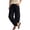Black #039, variant on Linen Barrel Pants Women - 2026 Summer Cotton Linen Harem Pants with Pockets Plus Size Lightweight Cropped Pant, XL