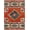 Crimson, variant on Well Woven Tulsa Lea Traditional Vintage Southwestern Tribal Crimson 5'3" x 7'3" Area Rug
