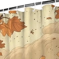 thumbnail image 3 of Rustic Autumn Pumpkins Harvest Shower Curtain,Washable Show Curtain with Hooks Basic Polyester Fabric Bathroom Curtains for Halloween Thansgiving Christmas Hotel Dorm, 3 of 5