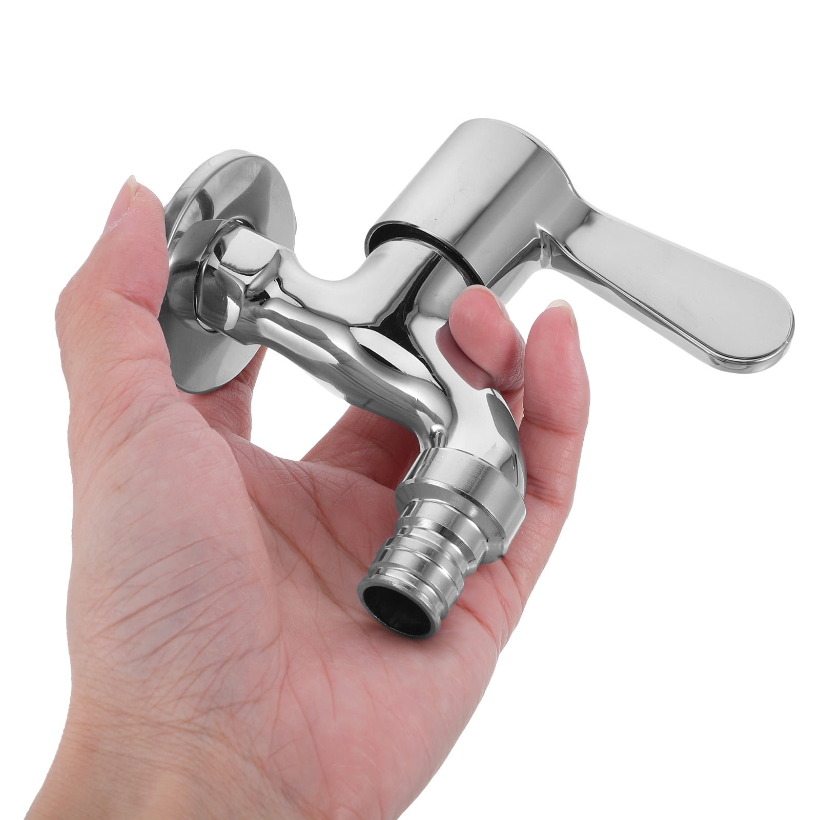 Oraceous Water Tap Quick Open Faucet Wall Mounted Cold Water Tap Single Handle Faucet 1/2 Inch Washing Machine Faucet for Laundry Rooms and Patios