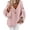 Pink, variant on Womens Sweaters Cable Knitted Pullover Solid Color Sweaters for Womens V Neck Long Sleeves Sweater Fall Winter Tops for Womens Cogild
