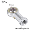 thumbnail image 3 of Uxcell Spherical Rod End Self lubricated Joint Bearing Right Hand Female Thread Connector 10mm, 3 of 6