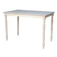 thumbnail image 1 of International Concepts Unfinished 36" Solid Dining Table with Turned Legs, 1 of 5
