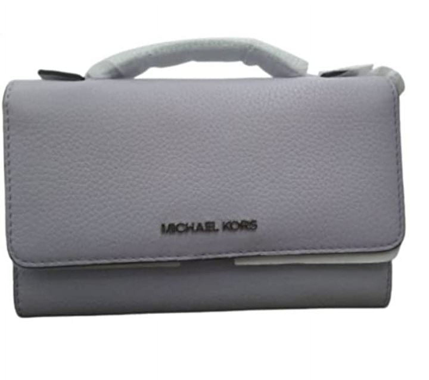 Michael Kors Pale Blue Saffiano Leather Multifunction Travel Tote