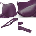 thumbnail image 5 of Women's Essentials Deep U Multi-Way Push Up Convertible Low Cut Plunge Bra(Purple,34B), 5 of 6