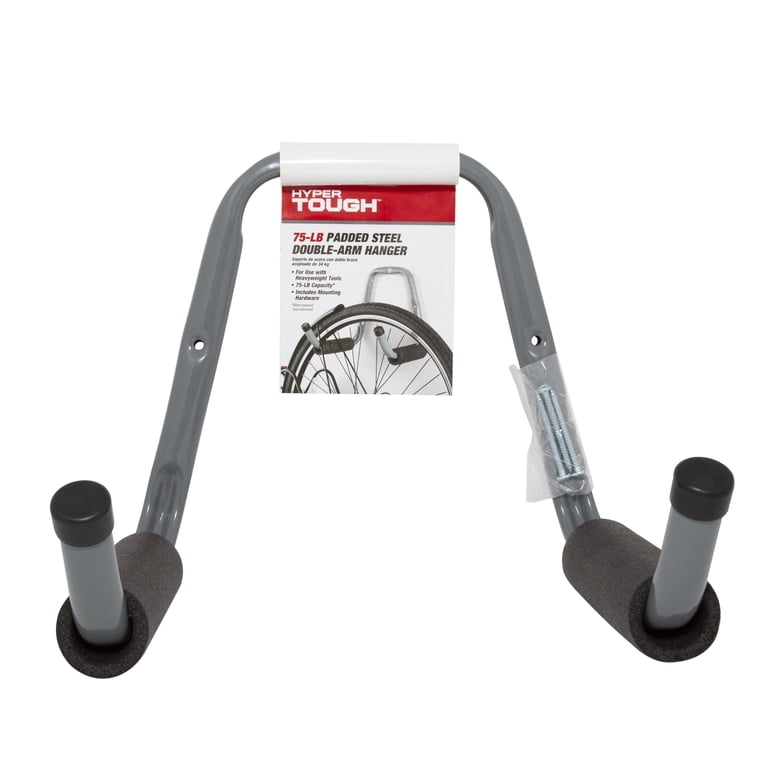 Fixman Wall-Mounted Double Arm Storage Hook – 85mm Arm, Steel, For Tools, Coats, Garden Equipment