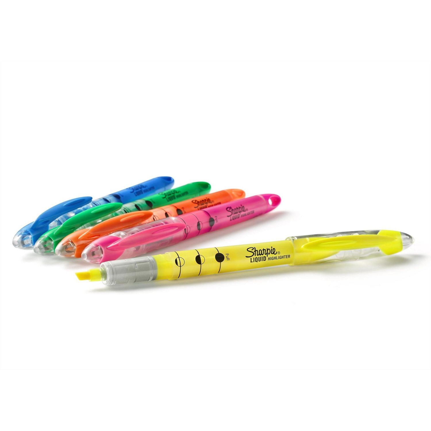 Surligneurs liquides Sharpie, pointe biseautée, couleurs assorties, 10 unités