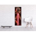 thumbnail image 2 of Star Wars - Framed Door Movie Poster (Darth Vader / Lightsaber) (Size: 22" X 63") (Antique Copper Aluminum Frame), 2 of 6