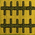 thumbnail image 1 of Ahgly Company Indoor Square Southwestern Yellow Country Area Rugs, 3' Square, 1 of 4