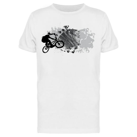 Bmx Rider T-Shirt Men -Image by Shutterstock, Male Small