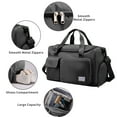 thumbnail image 6 of IvyH Large Travel Duffel Bag Gym Bag with Shoes Compartment and Wet Pocket,Portable Waterproof Lightweight Weekender Tote Duffle Bag for Women Men, 6 of 8